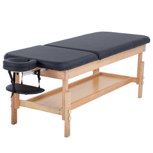 Black Stationary Massage Table